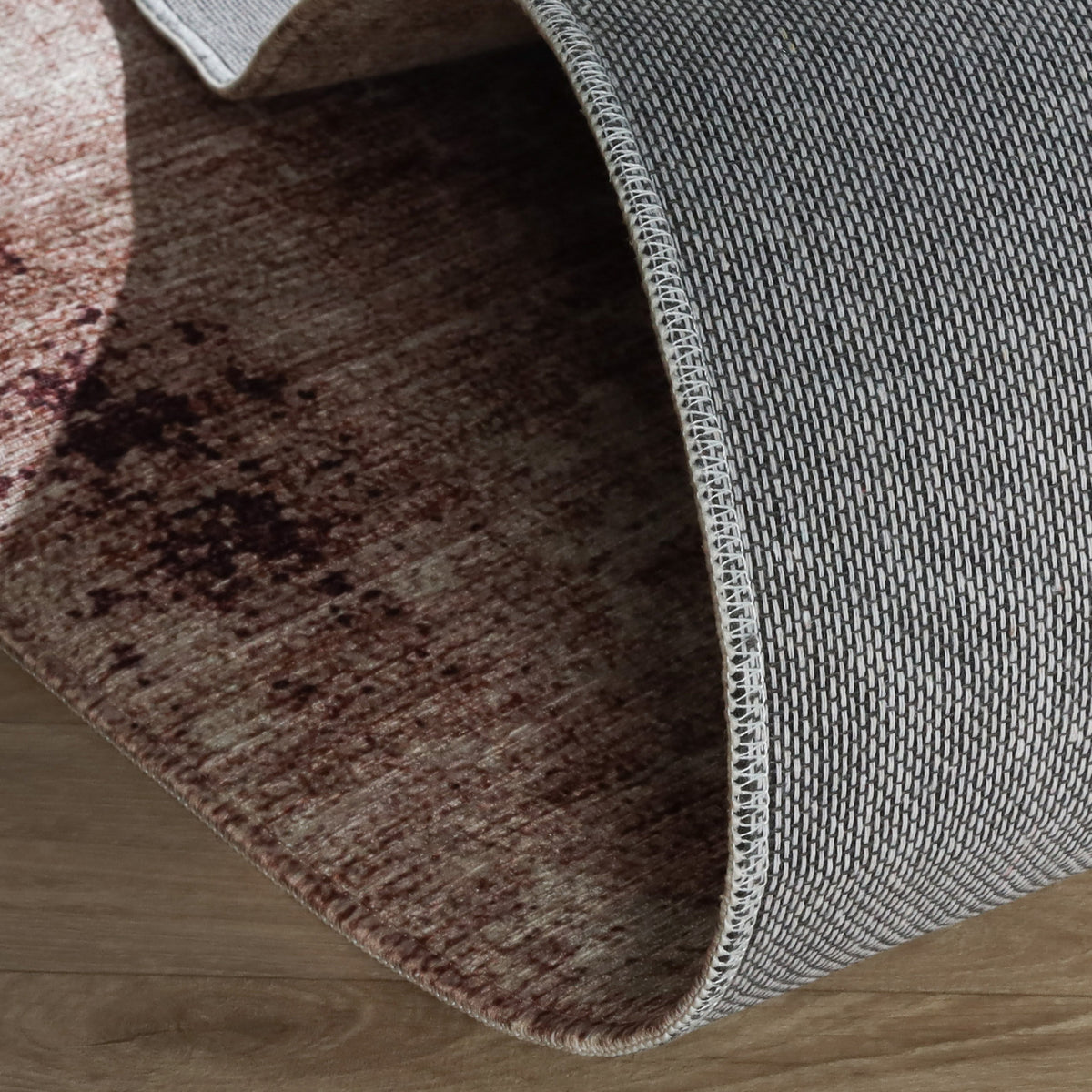 Tapis rond abstrait - Rusty Multicolour