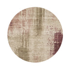 Tapis rond abstrait - Rusty Multicolour