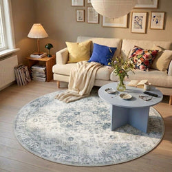 Round Vintage Rug - Lago Grey