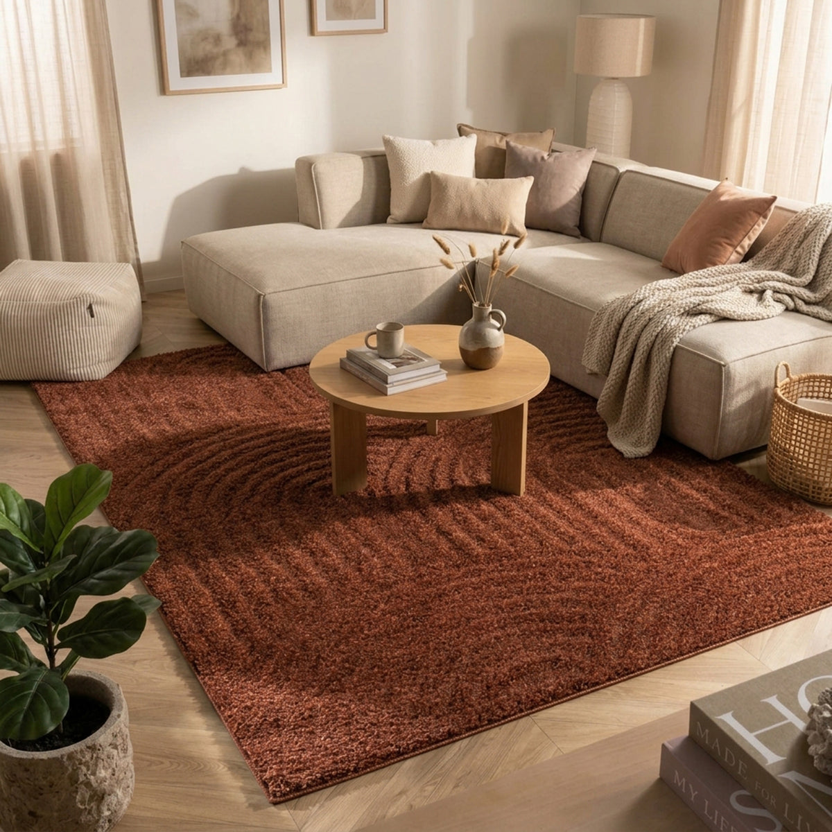 Tapis scandinave - Lova Arches Terracottas