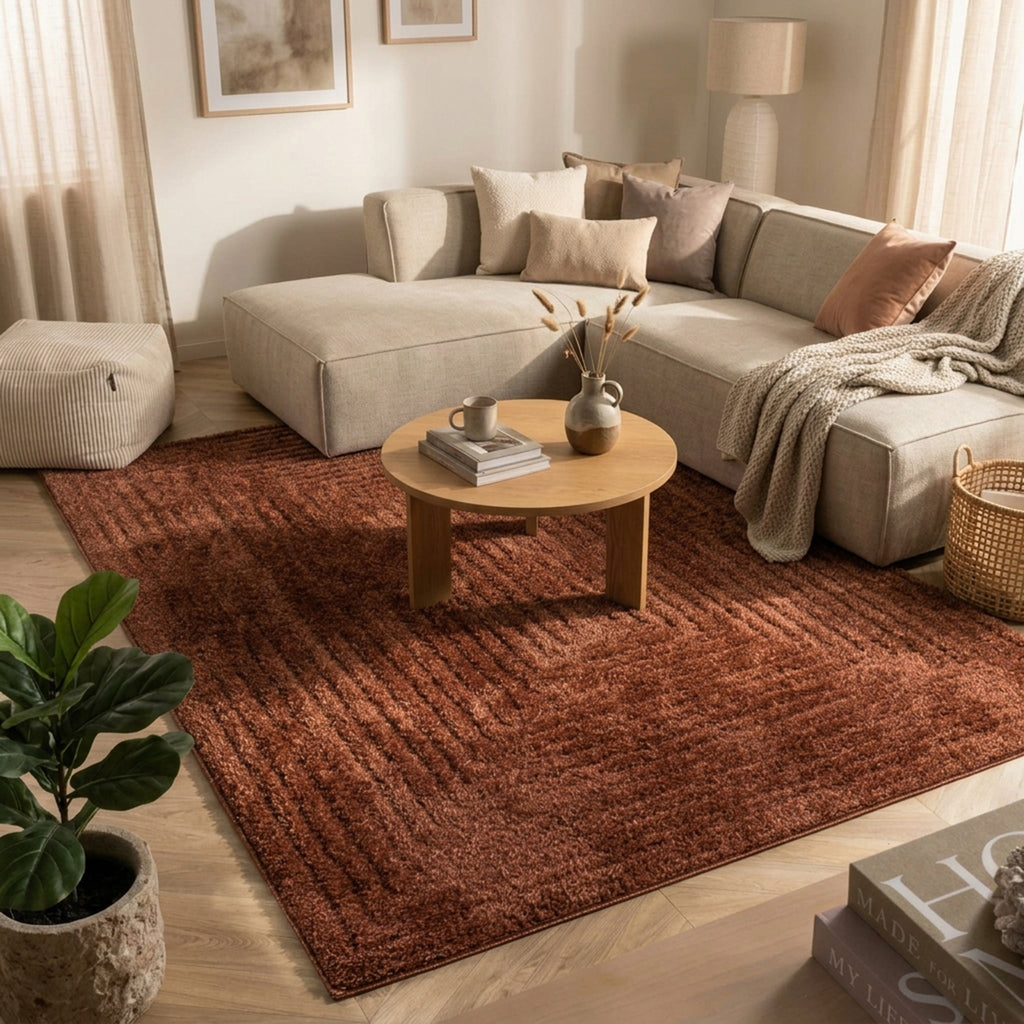 Tapis scandinave - Lova Frames Terracotta