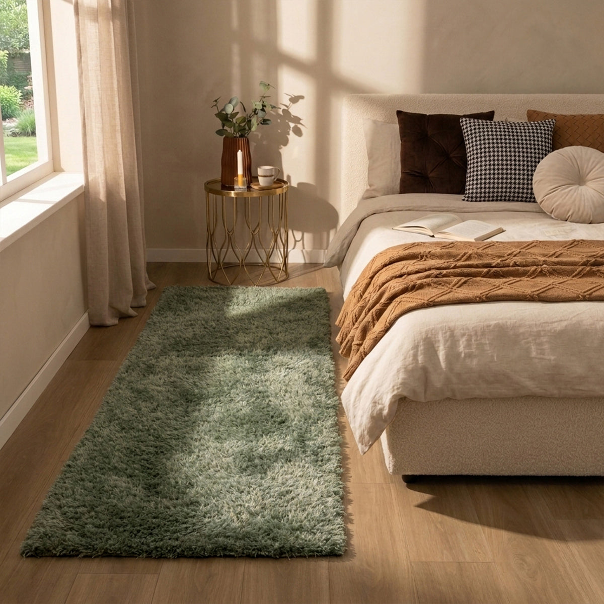 Washable Runner - Blaze Green