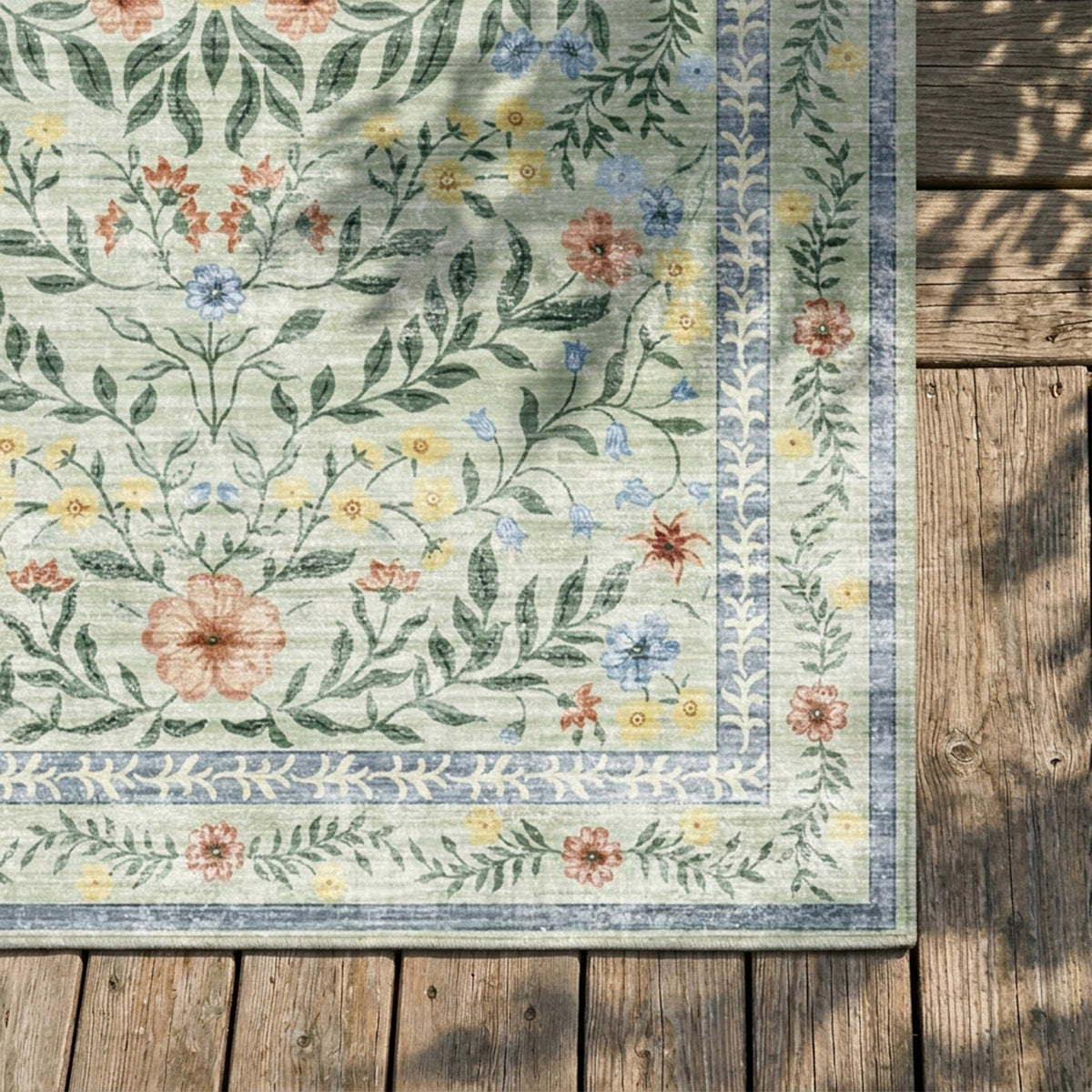 Vintage outdoor rug - Luana Dark Green
