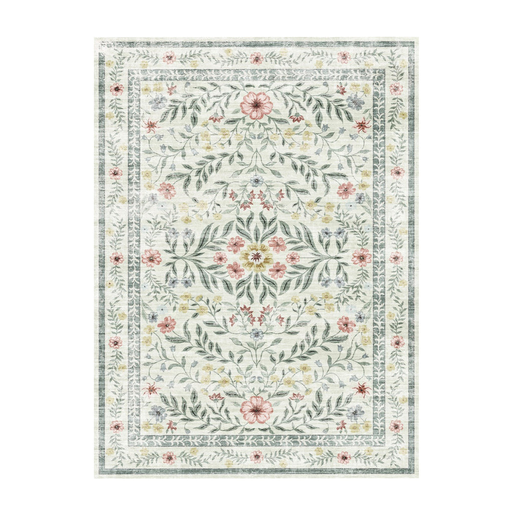 Vintage outdoor rug - Luana Green