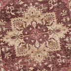 Vintage rug - Sage Medallion Red
