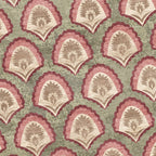 Vintage rug - Sage Pattern Green
