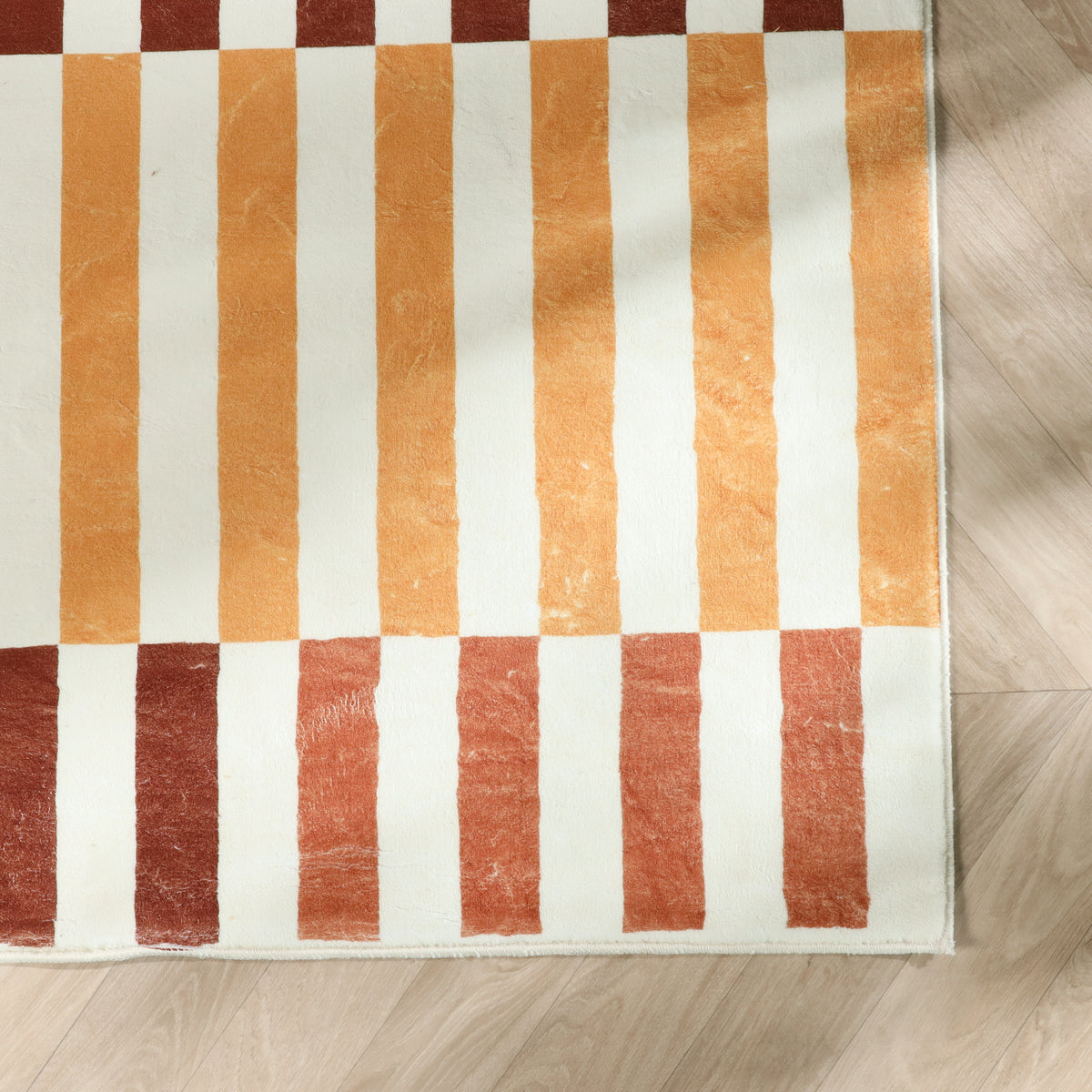 Tapis pour enfants lavable - Billy Blocks Terracotta