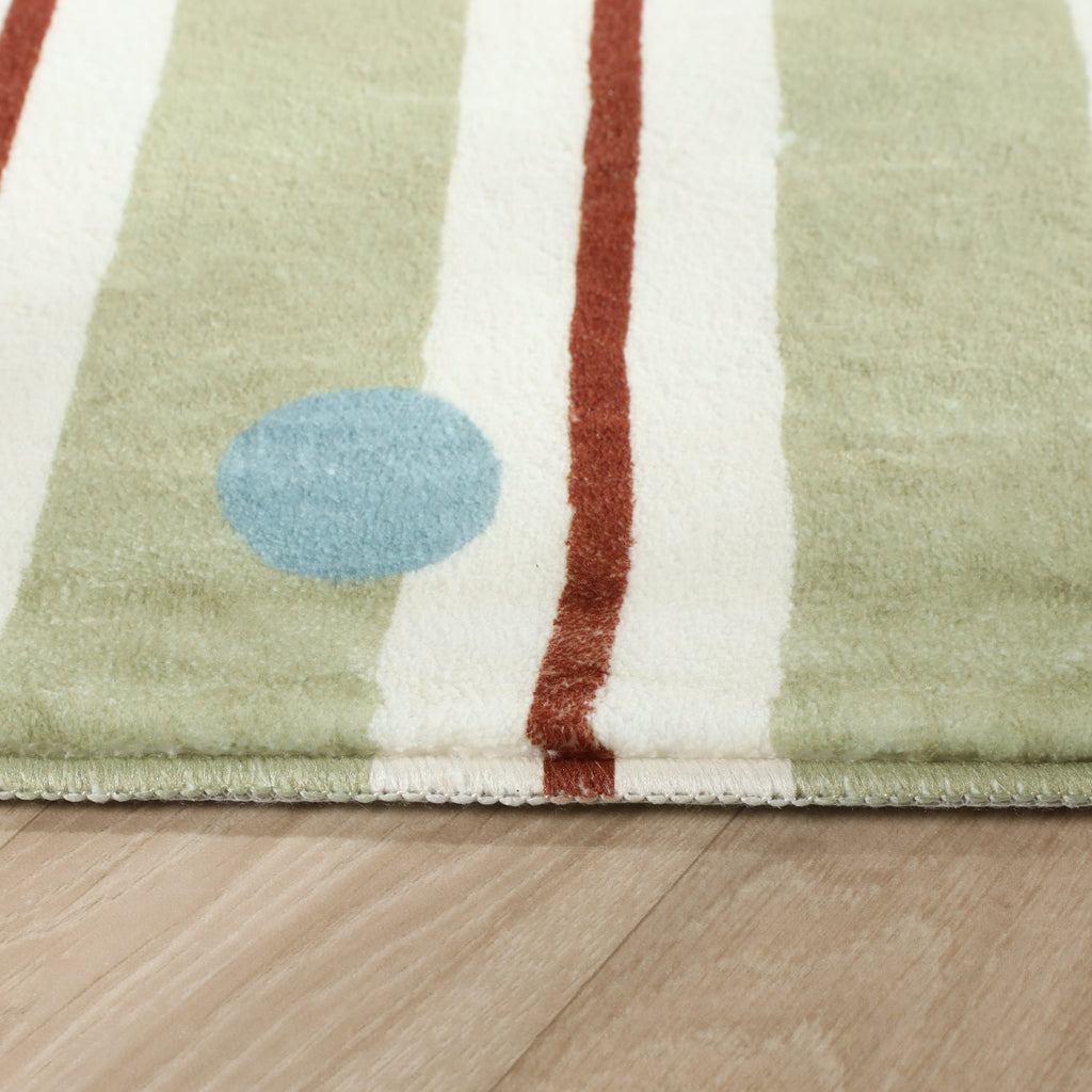 Tapis pour enfants lavable - Billy Dots Vert