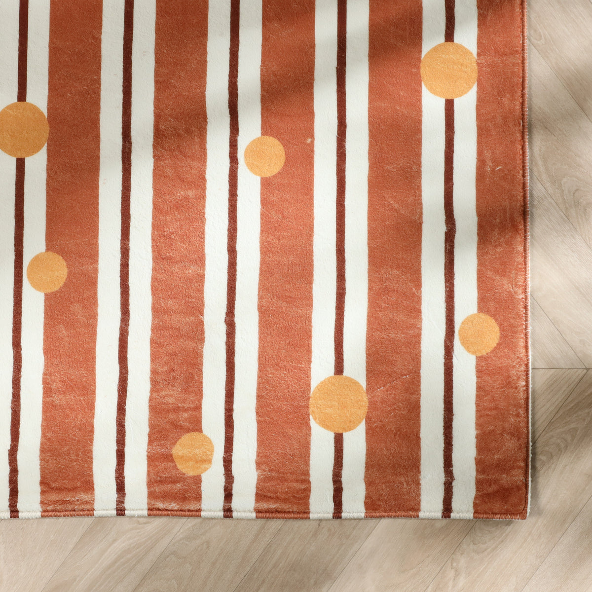 Tapis pour enfants lavable - Billy Dots Terracotta