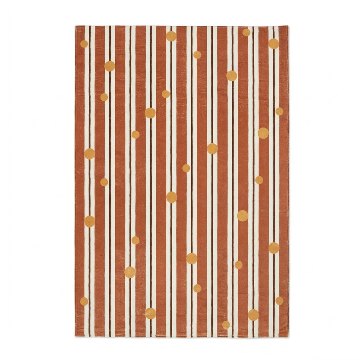 Tapis pour enfants lavable - Billy Dots Terracotta