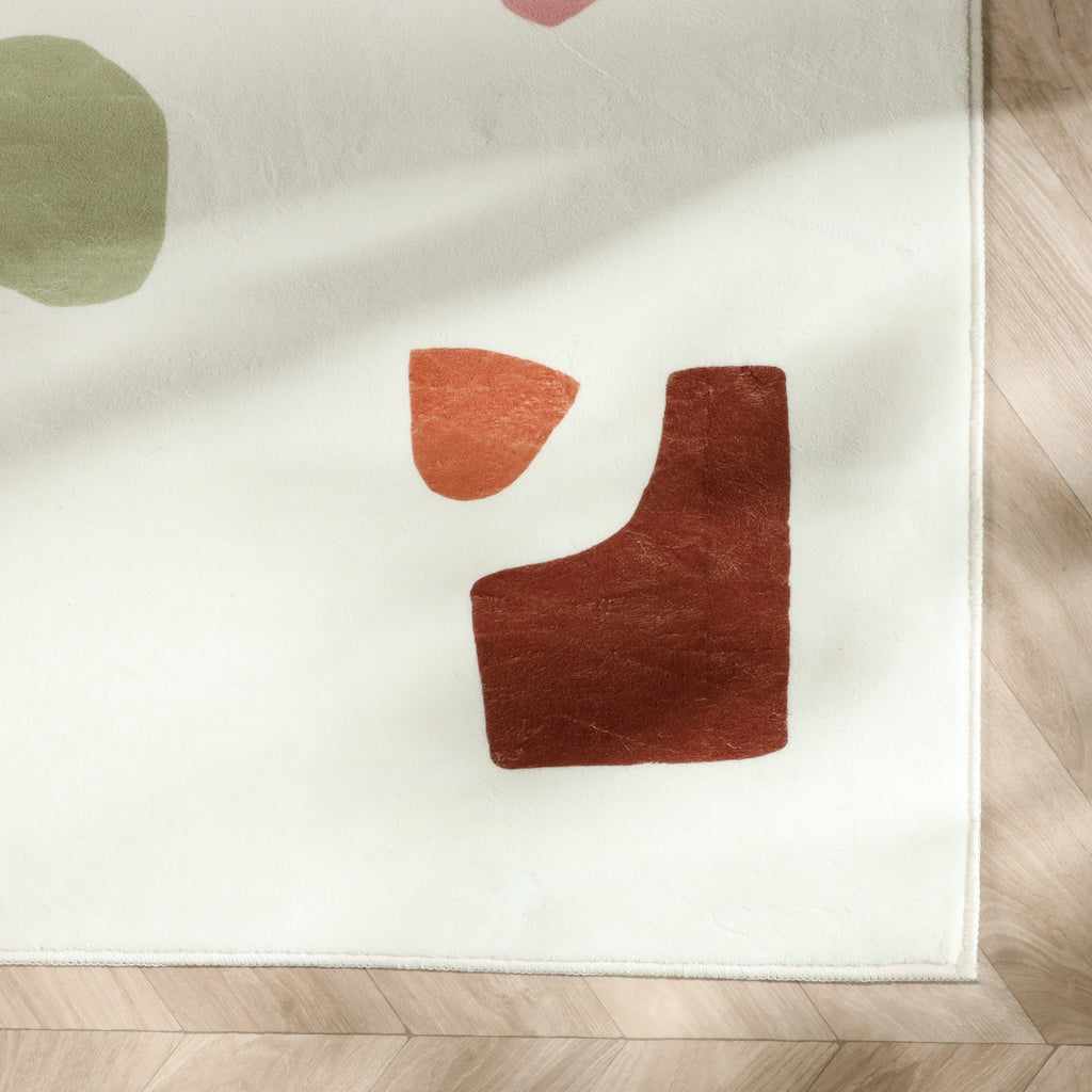 Tapis pour enfants lavable - Billy Shapes Multicolore