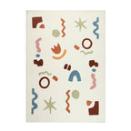 Tapis pour enfants lavable - Billy Shapes Multicolore