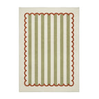 Tapis pour enfants lavable - Billy Stripes Vert