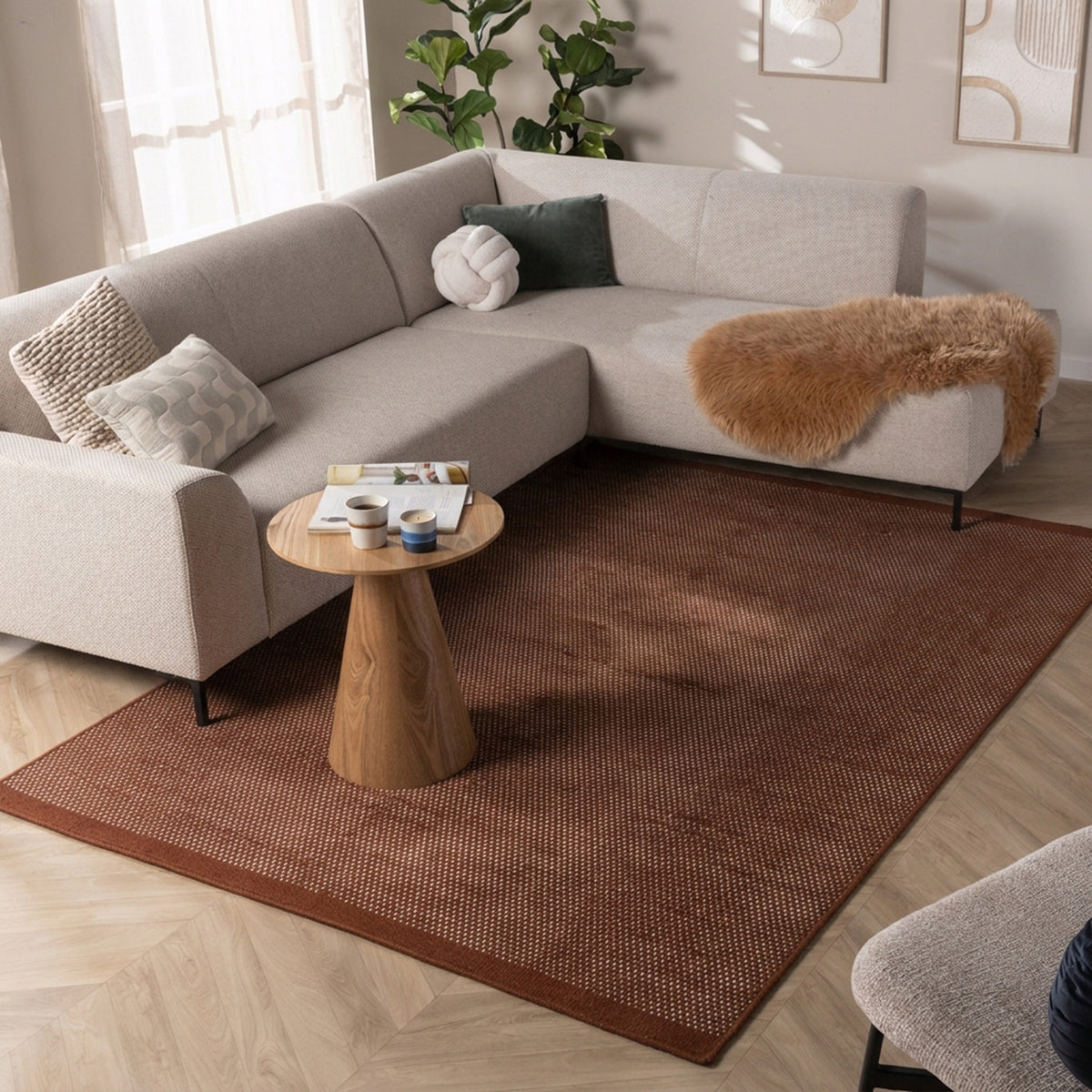 Wool rug - Bliss Terracotta