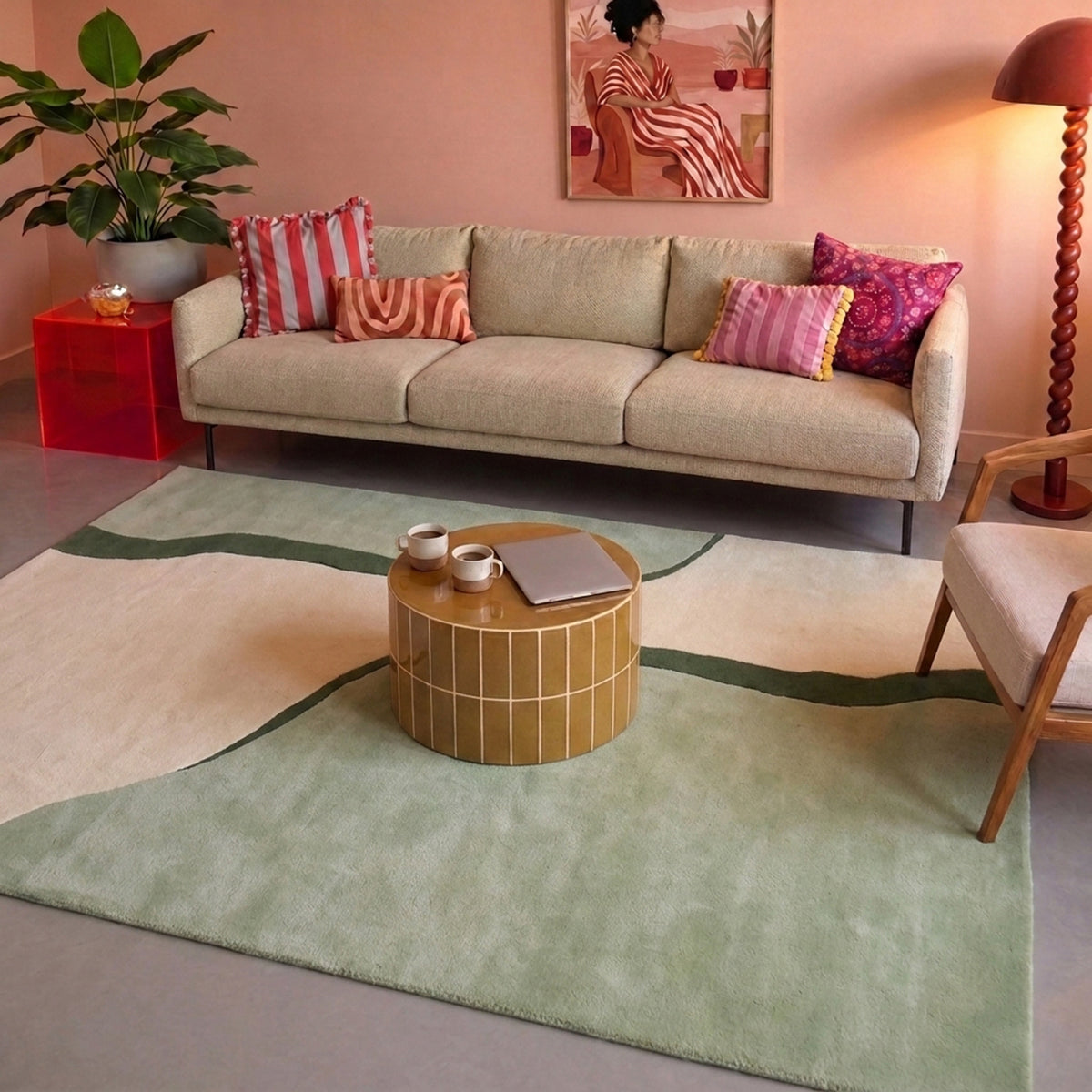 Tapis en laine – Vienna Vert