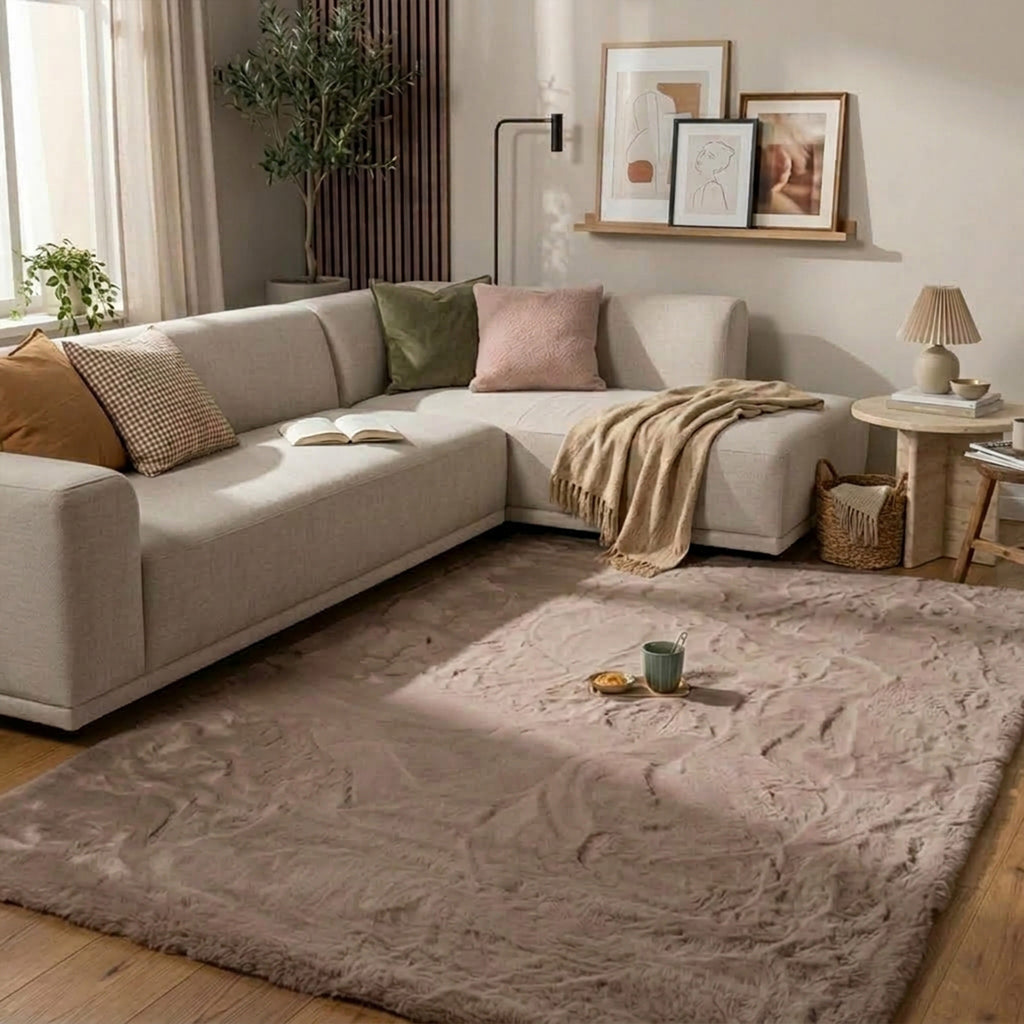 Soft High Pile Rug - Comfy Supreme Taupe