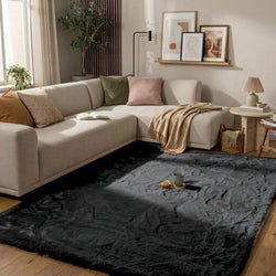 Soft High Pile Rug - Comfy Supreme Black