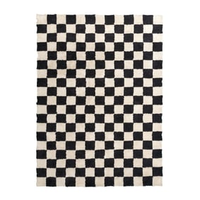 Tapis rétro - Gambit Noir/Blanc - sfeer