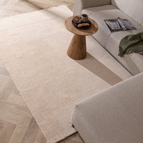 Tapis en laine - Giselle Abstract Crème