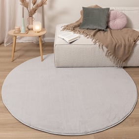 Tapis rond en jute pour l'extérieur - Vivid Gris - product