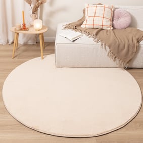 Tapis rond en jute pour l'extérieur - Vivid Beige - product