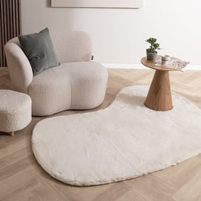 Tapis doux à poils longs - Comfy Supreme Ripple Crème