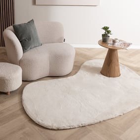 Tapis doux à poils longs - Comfy Supreme Ripple Crème