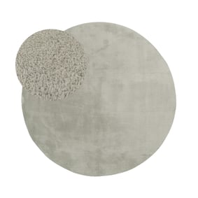 Tapis rond lavable - Vivid Vert - sfeer