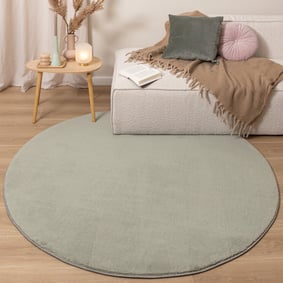 Tapis rond en jute pour l'extérieur - Vivid Vert - product
