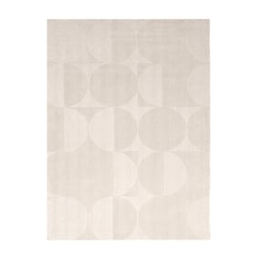 Tapis en laine - Giselle Circles Crème - product