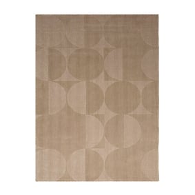 Tapis en laine - Giselle Circles Beige - product