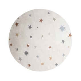 Tapis rond en jute pour l'extérieur - Ravi Stars Multicolore - product