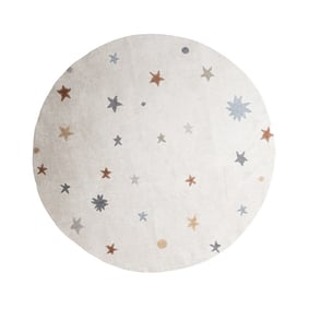 Tapis rond lavable pour enfant- Ravi Stars Multicolore - sfeer
