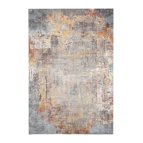 Tapis moderne - Bush Bleu/Multicolore - product