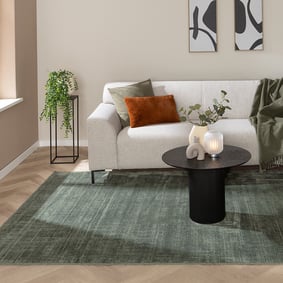 Tapis en viscose - Jean Vert Foncé