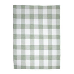 Tapis en sisal - Ranch Checkerboard Vert - product