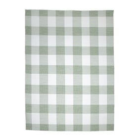 Tapis d'intérieur et d'extérieur - Ranch Checkerboard Vert - sfeer