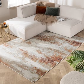 Tapis de luxe - Marnix Grunge Crème/Terracotta