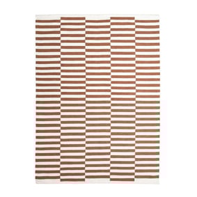 Couloir lavable - Dazzle Blocks Marron/Blanc - product