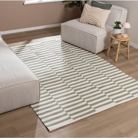 Couloir lavable - Dazzle Blocks Vert/Blanc