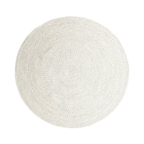 Tapis ovale d'extérieur vintage - Bali Blanc - product