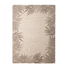 Tapis rond d'extérieur - Tiga Edge Taupe - product