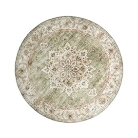 Tapis intérieur et extérieur - Santo Medaillon Vert - product