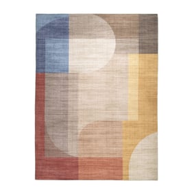 Tapis d'extérieur abstrait - Groovy Shapes Multicolore - sfeer