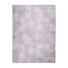 Tapis d'extérieur abstrait - Groovy Tiles Gris - sfeer