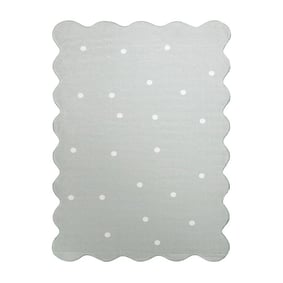 Tapis lavable - Cloudy Stippen Menthe - product