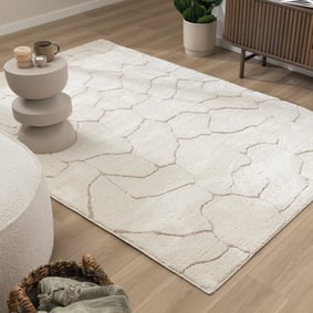 Tapis scandinave - Yune Stone Crème