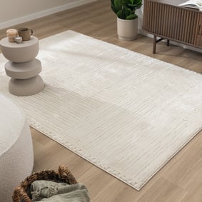Tapis scandinave - Yune Lines Crème