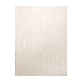 Tapis moderne intérieur et extérieur - Yune Lines Crème - product