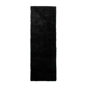 Tapis de couloir lavable - Blaze Noir - sfeer